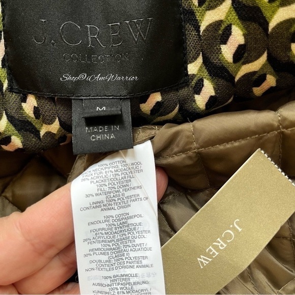 J.Crew Collection NWT down filled
Parka with pink faux fur hood *shop@iamwarrior - Picture 15 of 16